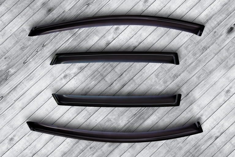 Дефлекторы окон SIM NLD.SGWHOV0732 Great Wall Hover H5 2010-/HAVAL H5 2020- / GREAT WALL Hover Н3, 2007-2016 -(4 door) черный