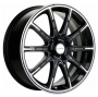 Легковой диск Khomen Wheels KHW1707 6,5x17 4x100 ET50 60,1 Black-FP